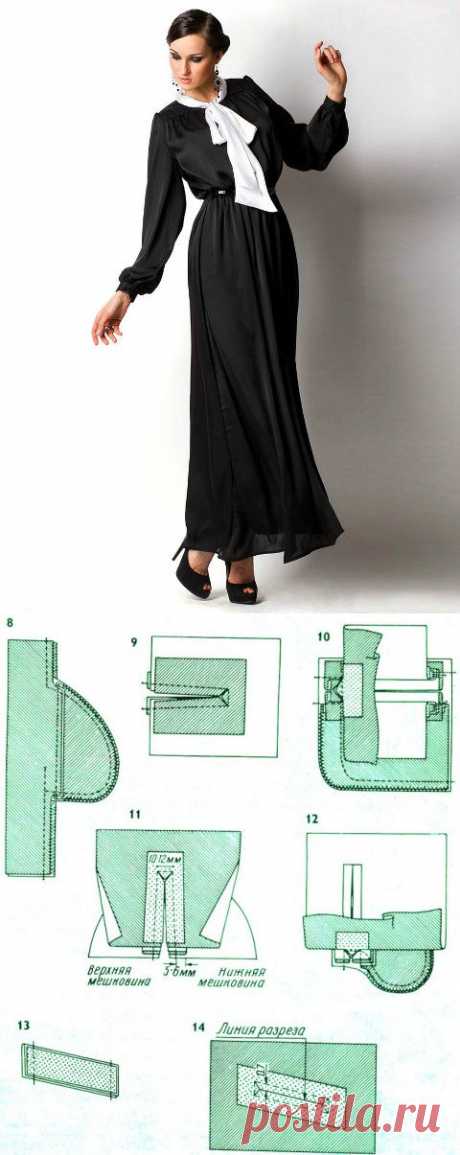 Шьем платье: рекомендации от выбора ткани до отделки.