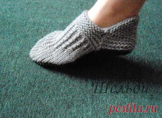 ТАПОЧКИ СПИЦАМИ 