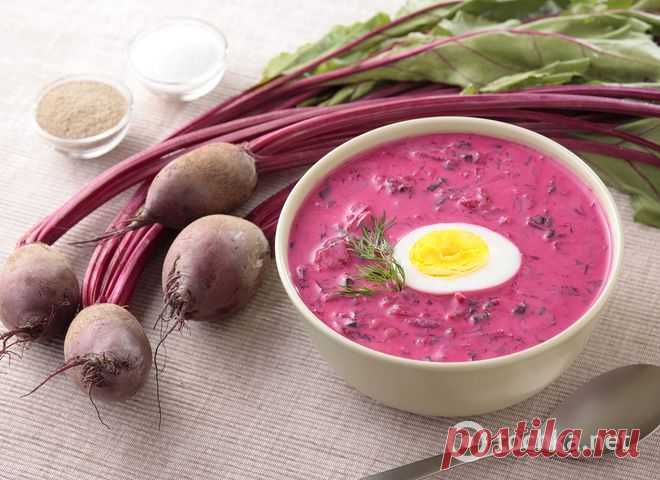 Свекольник холодный: рецепт с балыком