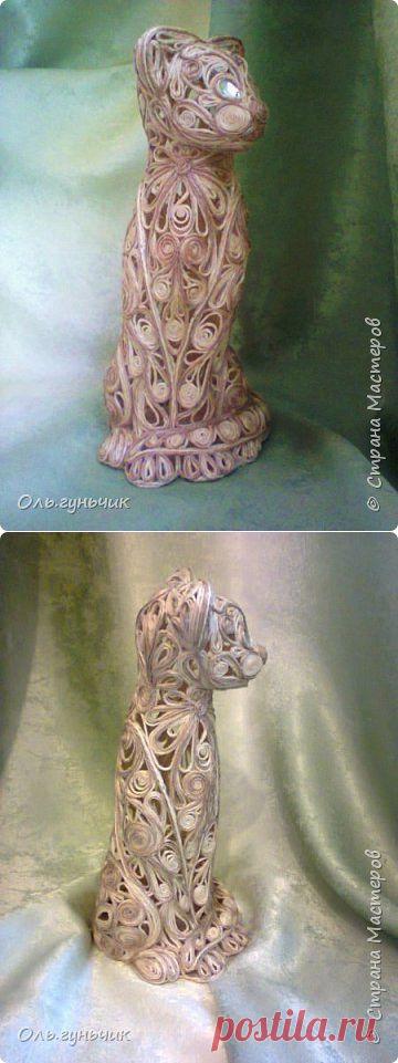 Филигранная кошка МК. | Страна Мастеров