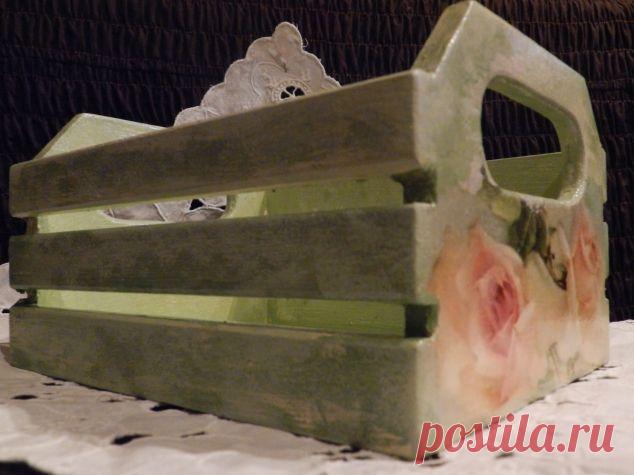 Короб для хранения / Декупаж / Декупаж. Работы пользователей