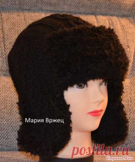 Шапка ушанка - Вяжем вместе он-лайн - Страна Мам
