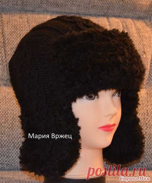 Шапка ушанка - Вяжем вместе он-лайн - Страна Мам