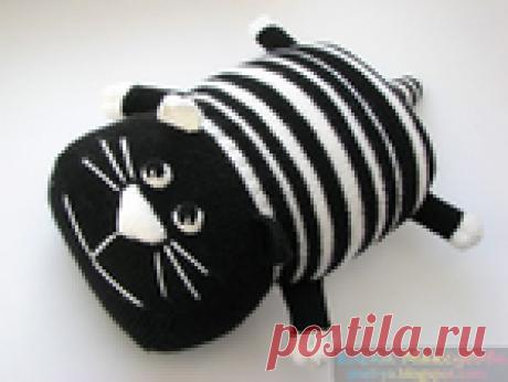 Подушка-игрушка "Кот полоскин".
