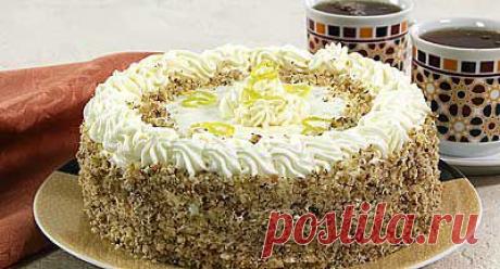 Ореховый торт - Сладости - Рецепты Восточной и Кавказской кухни с фото - Хинкал.ру- Хинкал.ру