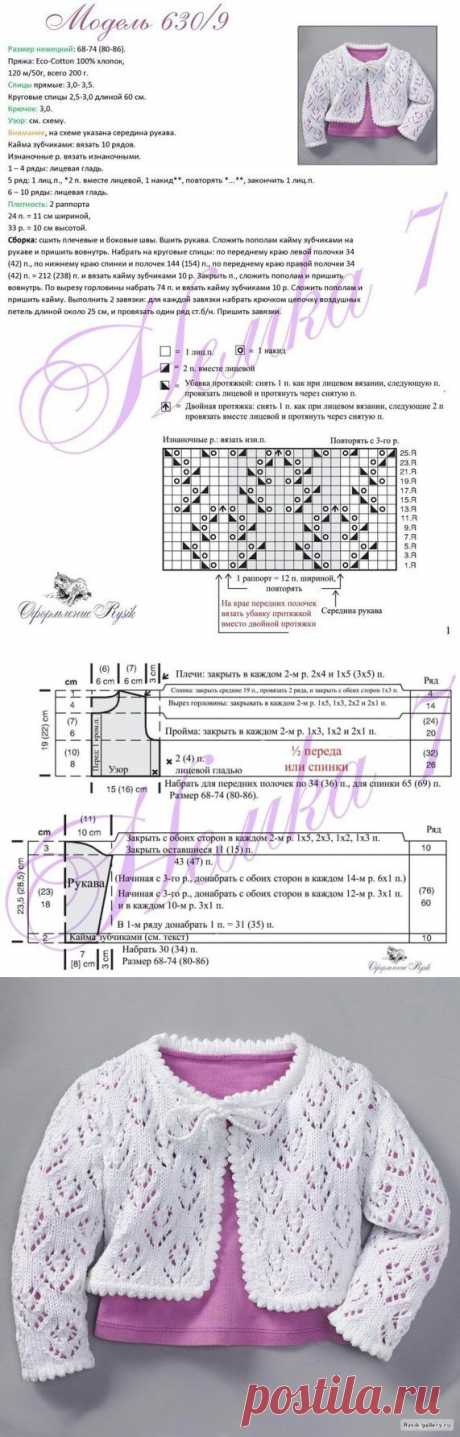 Описание детский жакет спицами. Схема детских жакетов спицами. | Домоводство для всей семьи