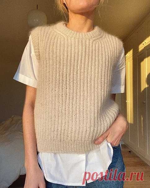 Пост на стене ЖИЛЕТ ⭐Сентябрьский слиповер ⭐РАЗМЕРЫ🧵 XS (S) M (L) XL (2XL) 3XL (4XL) 5XL.