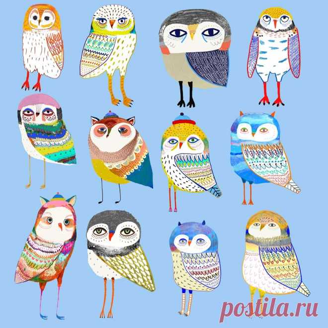 owl illustration, illustrator, art prints, etsy, wall decor, nursery decor, kids art, animal art, children's illustrator, nature art, pattern design, colorful, quirky, kids decor, art prints, interior, logo design, hire an illustrator, freelance, designer, children's book illustrator - Ashley Percival Illustration