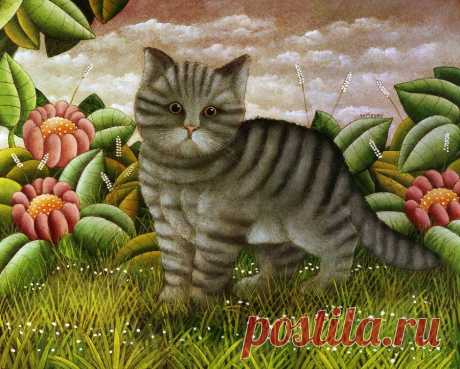 Итальянский художник Lucio Gatteschi.Котейки...