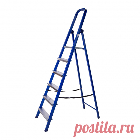 Стремянка стальная STAIRS синяя 6 ступеней купить по цене 1399.0 рублей в интернет-магазине ОБИ с доставкой. Основные характеристики: Материал: Сталь , Максимальная нагрузка: 150 кг , Количество ступенек: 6