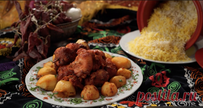 Паста тандури и курица stalic