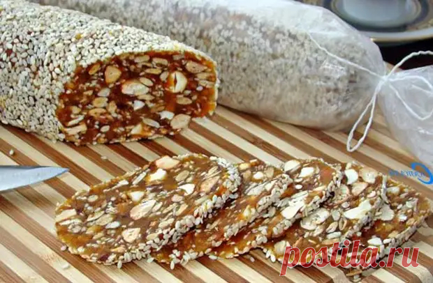 Полезная, сладкая, очень вкусная и простая колбаска из сухофруктов! - Домашняя аптечка - медиаплатформа МирТесен