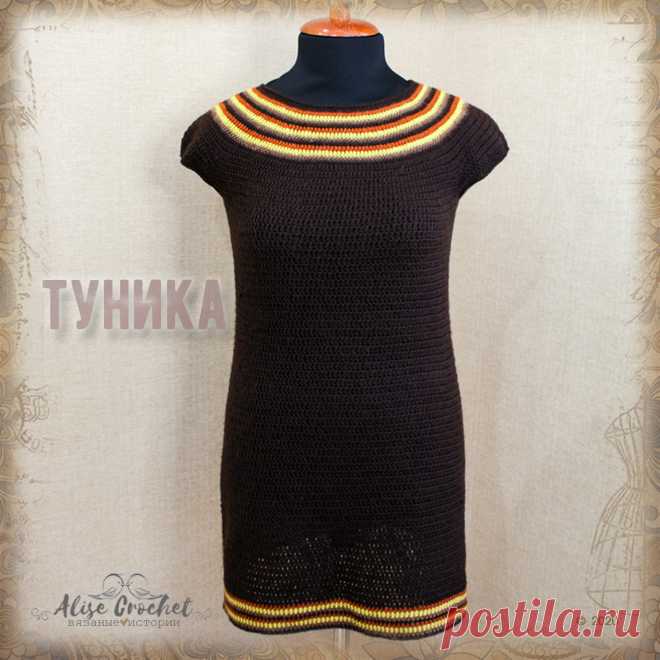Туника вязаная крючком