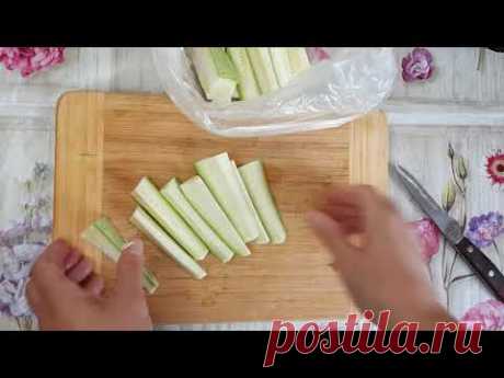 Вкуснейшие малосольные кабачки
