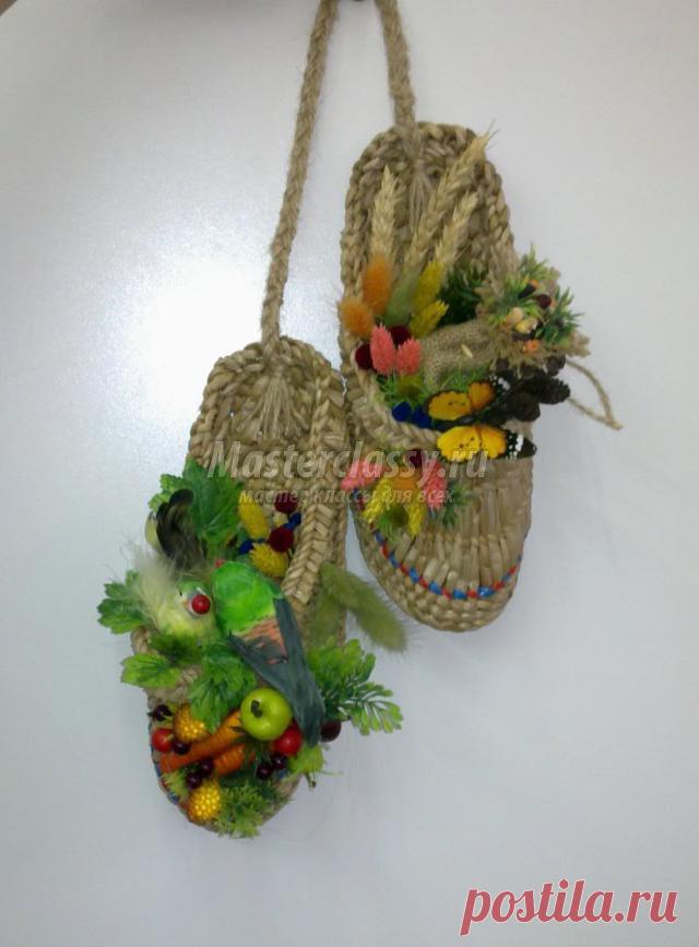 Подарки ко дню 8 Марта. Оберег для мамы "Лапти". Мастер класс с пошаговым фото