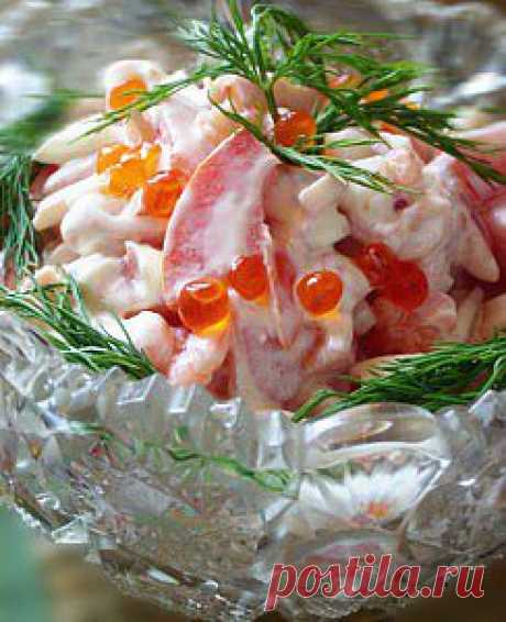 Салат из морепродуктов &amp;laquo;Пигалица&amp;raquo; - Кулинарные рецепты - Готовим с любовью