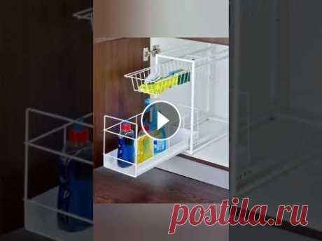 Организуй удобное хранение под раковиной / Организация пространства / Хранение на кухне Организуйте пространство под раковиной на кухне. Рационально используйте место. Добавьте места хранение. Музыка: 春柳 https://enjoymusic.ai...