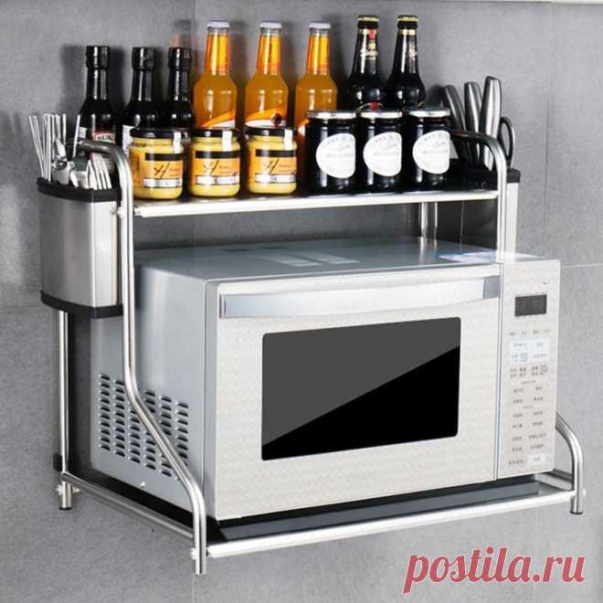 3507.41руб. 23% СКИДКА|Новая одежда для маленькой девочки 2, Слои Нержавеющая сталь микроволновая печь для микроволновой печи настенный микроволновая печь полка бытовой Кухня принадлежности толстые кронштейн полки организатор|Подставки для хранения и стеллажи|   | АлиЭкспресс Покупай умнее, живи веселее! Aliexpress.com