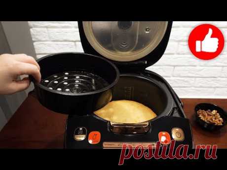 Тает во Рту! Простой Рецепт Десерт к чаю в мультиварке! Торт Медовик с вареной сгущенкой и орехами!