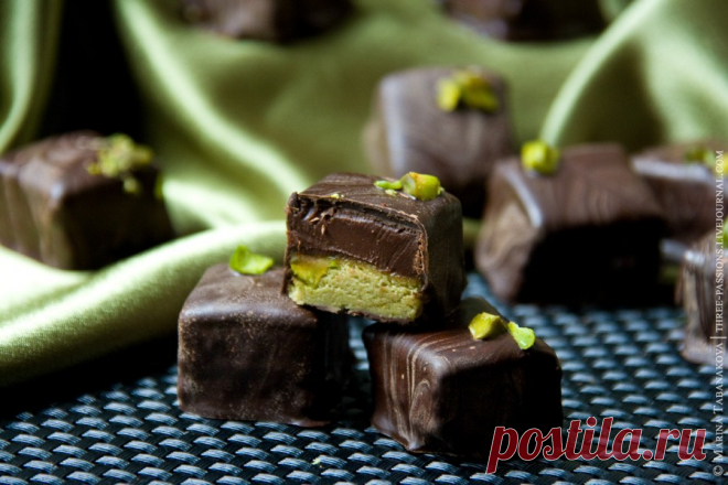 Конфеты с фисташковым марципаном: three_passions