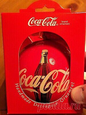 NEW Christmas Ornament COCA COLA BALL 1993 ENESCO Handmade Decoupage Red  45544142601 | eBay Condition is new, in box. Price is for 1, total of 4 for sale.
