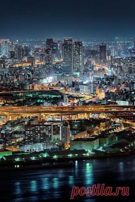 Osaka, Japan | A Japanese commercial center on the island of… | Pinterest • Всемирный каталог идей