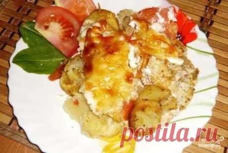 Курица по-французски с картошкой