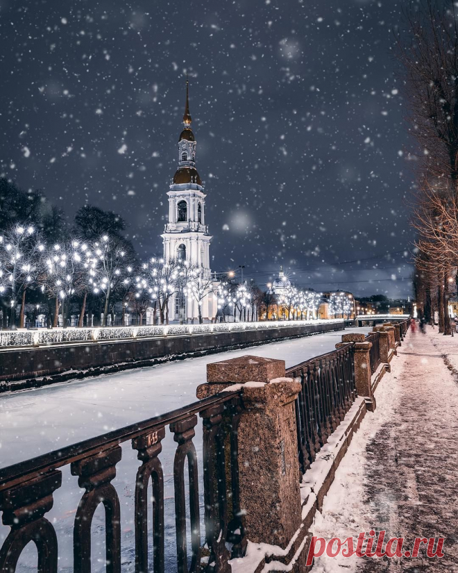 Снежный Питер, Россия (Большая коллекция фотографий) - artshots.ru