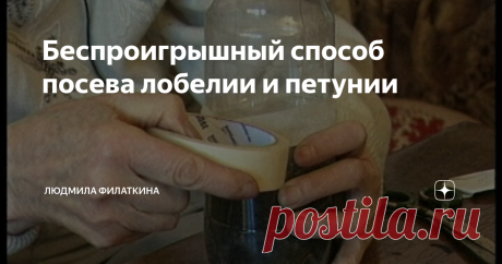 Беспроигрышный способ посева лобелии и петунии Хорошая рассада - главный секрет будущей красоты в наших садах.
Есть разные способы посева семян бегонии, лобелии, петунии и других мелкосеменных культур.  Если семена мелкие, как пыль, очень легко загубить их. Такие семена нельзя засыпать землей. На поверхность увлажненного грунта осторожно выкладываете семена, грунт можно смешать с удобрением AVA. Сверху накройте стеклом. Полив с поддона,