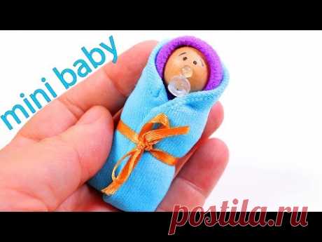 DIY Miniature Baby for a Barbie Doll