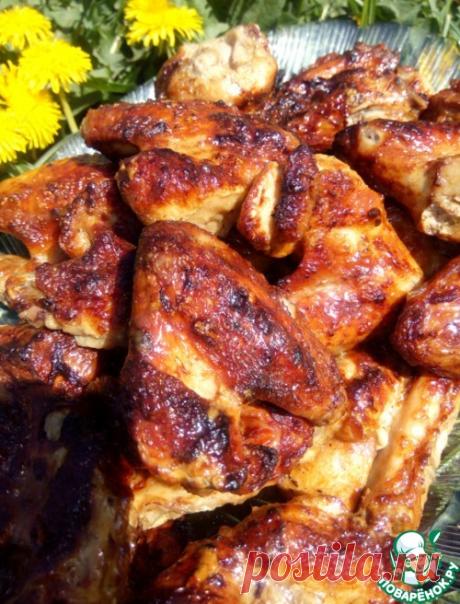 Шашлык из куриных крыльев – кулинарный рецепт