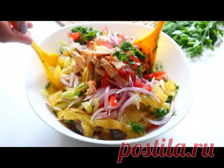 Салат "Диковинка" Удивительно Новый Вкус привычного Салата с курицей