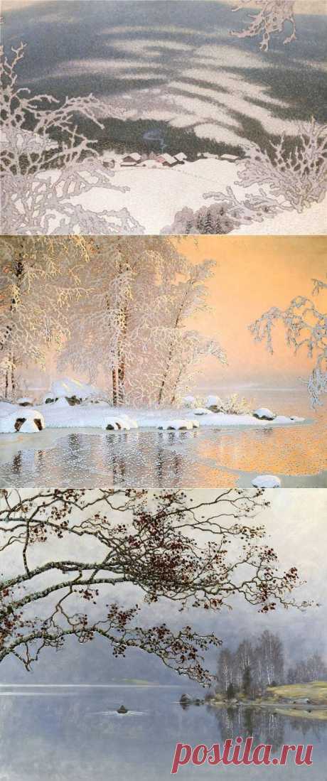 А сказка с нами рядом... по соседству. Художник Gustaf Fjaestad (Sweden, 1868-1948).