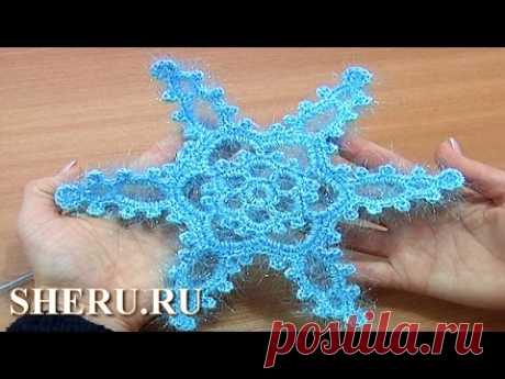 Crochet 3D Wing Tutorial 10 часть 2 из 2 Вязание крылышка