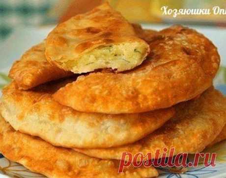 Чебуреки с картошкой и сыром!