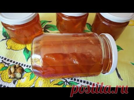 Классическое Варенье из персиков Янтарные дольки! Густое,с целыми кусочками персиков! - YouTube