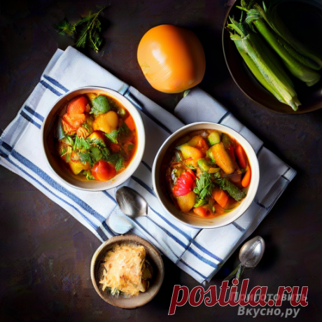 Овощное рагу: легкий и вкусный рецепт приготовления за 30 минут Ищете легкий и вкусный рецепт овощного рагу? Мы предлагаем Вам попробовать наш вариант приготовления! Сочные овощи, ароматные специи и мягкий вкус - все это делает наше блюдо незабываемым. Наш рецепт идеально подходит для тех, кто хочет сбалансированного и здорового питания. Вам потребуются только