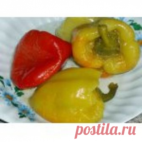 Маринованный перец целиком Кулинарный рецепт