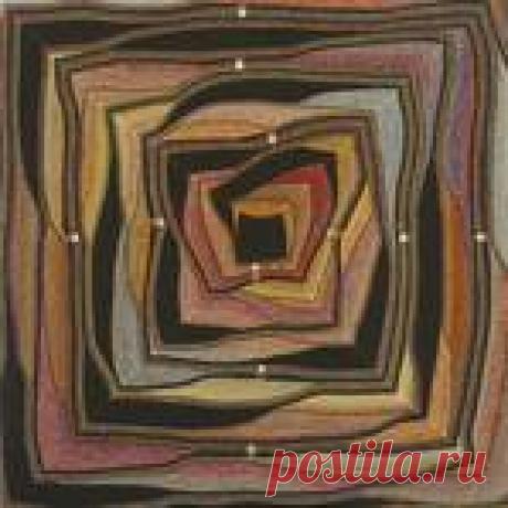 Swing-knitting из цветных остатков пряжи