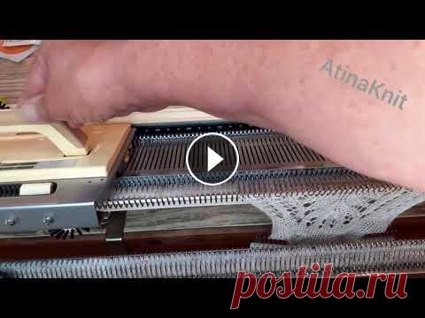 Узор "медвежьи лапки" на эл. машине brother. Ажур через 1 ряд на brother.Часть 2я. Известный узор "Медвежьи лапки" вяжется с переносом петель в каждом ряду. Как это осуществить на машинах brother, показано в этом ролике. Са...