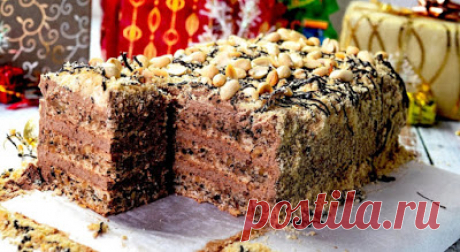В тарелке: Вкуснейший торт без муки «Шоколадный пломбир» с насыщенным шоколадным вкусом! По вкусу как мороженое