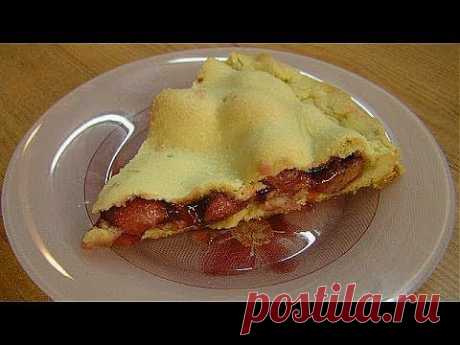 Клубничный пай. Видео-рецепт .