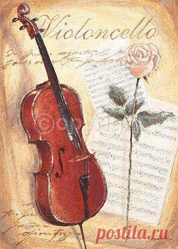 Картинки для декупажа МУЗЫКА