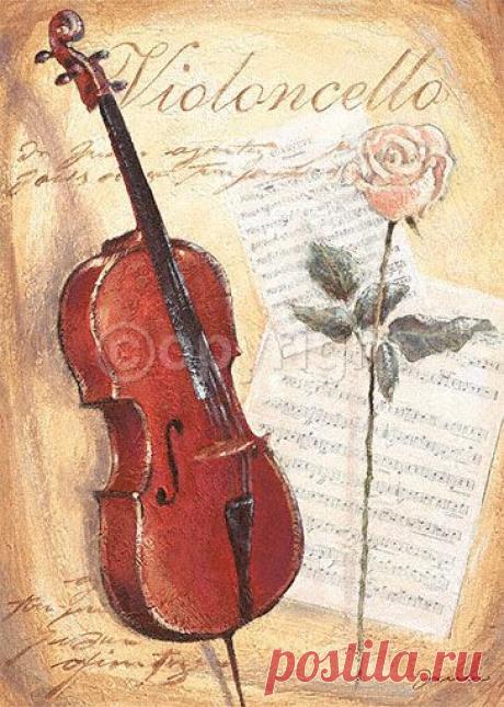 Картинки для декупажа МУЗЫКА