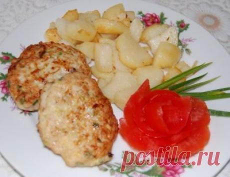 Котлеты куриные с кабачками