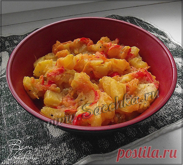 Овощное сотэ - рецепт с фото Овощное соте приготовлено с кабачками в мультиварке.