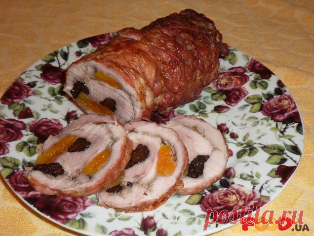 Мясной рулет с черносливом и курагой - Кулинарные рецепты на Food.ua