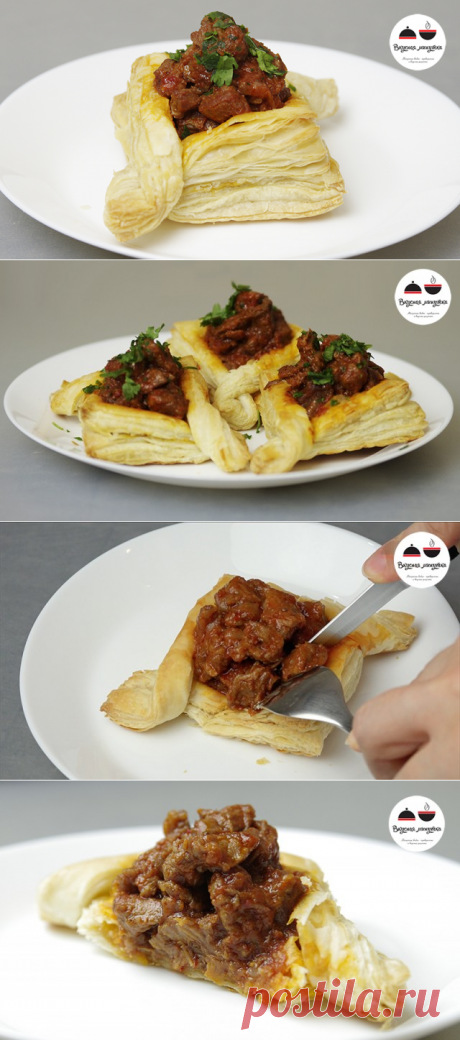 Мясные пирожные "На троих"
