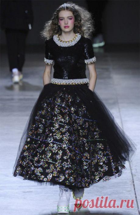 (+1) тема - Черные вечерние платья 2014-2015 | Мода