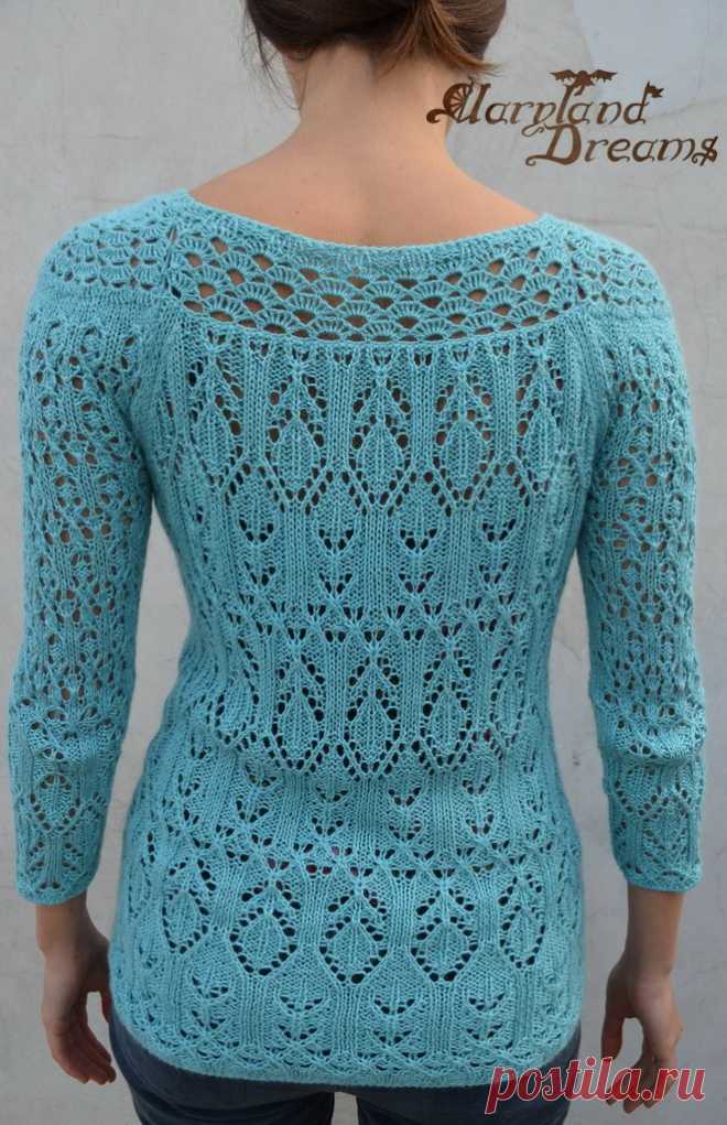 Палантин из ангоры + туника: ru_knitting